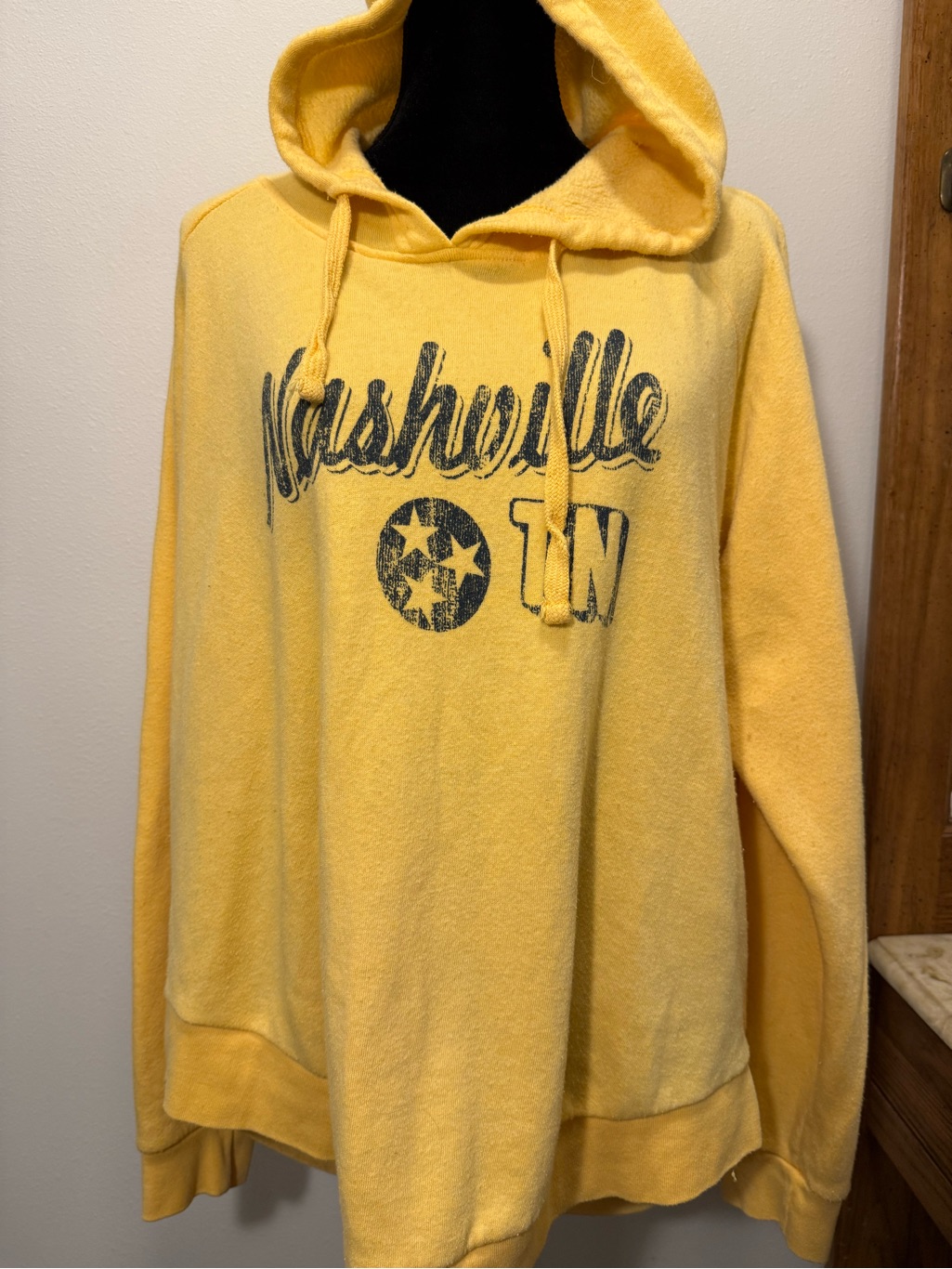 Mv Sport Yellow Nashville Hooded Sweatshirt